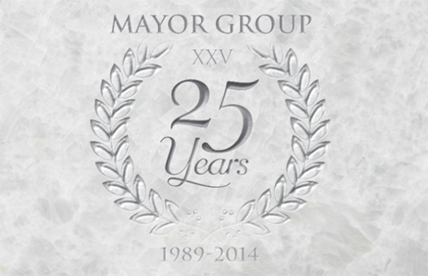 MAYOR GROUP, 25th. ANNIVERSARY 1989-2014 Logo